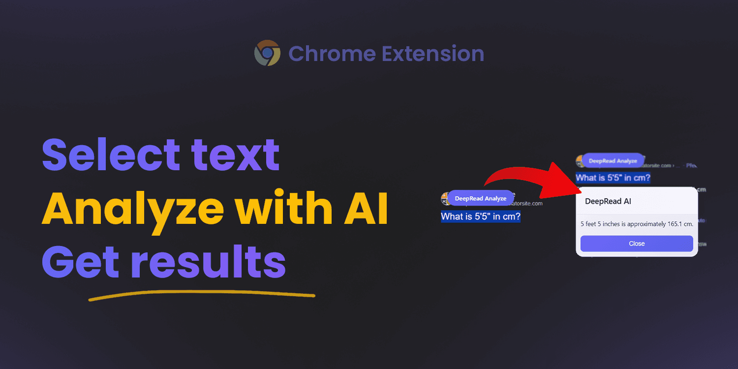 DeepRead AI Chrome Extension